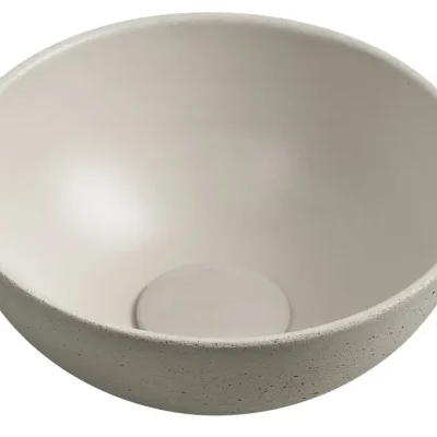Sapho Small - uz virsmas uzstādāma rokas izlietne, diametrs 26 cm, bez pārplūdes, smilšu krāsā MR26014