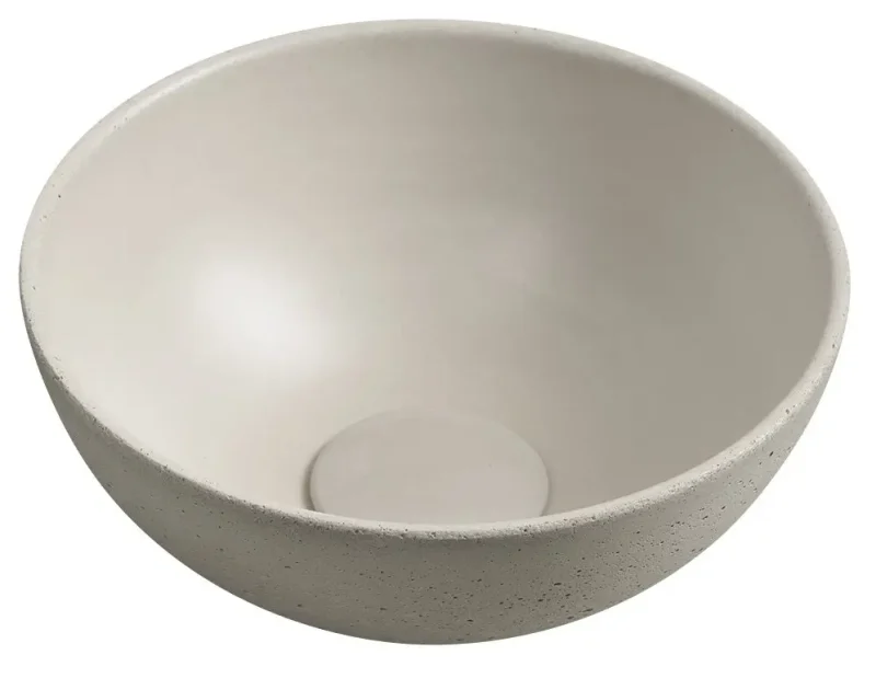 Sapho Small - uz virsmas uzstādāma rokas izlietne, diametrs 26 cm, bez pārplūdes, smilšu krāsā MR26014