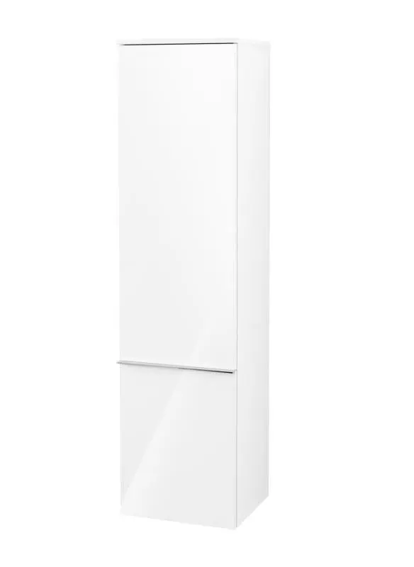 Villeroy & Boch Venticello - augstais skapītis, 40x155x37 cm, eņģes labajā pusē, Glossy White A95111DH