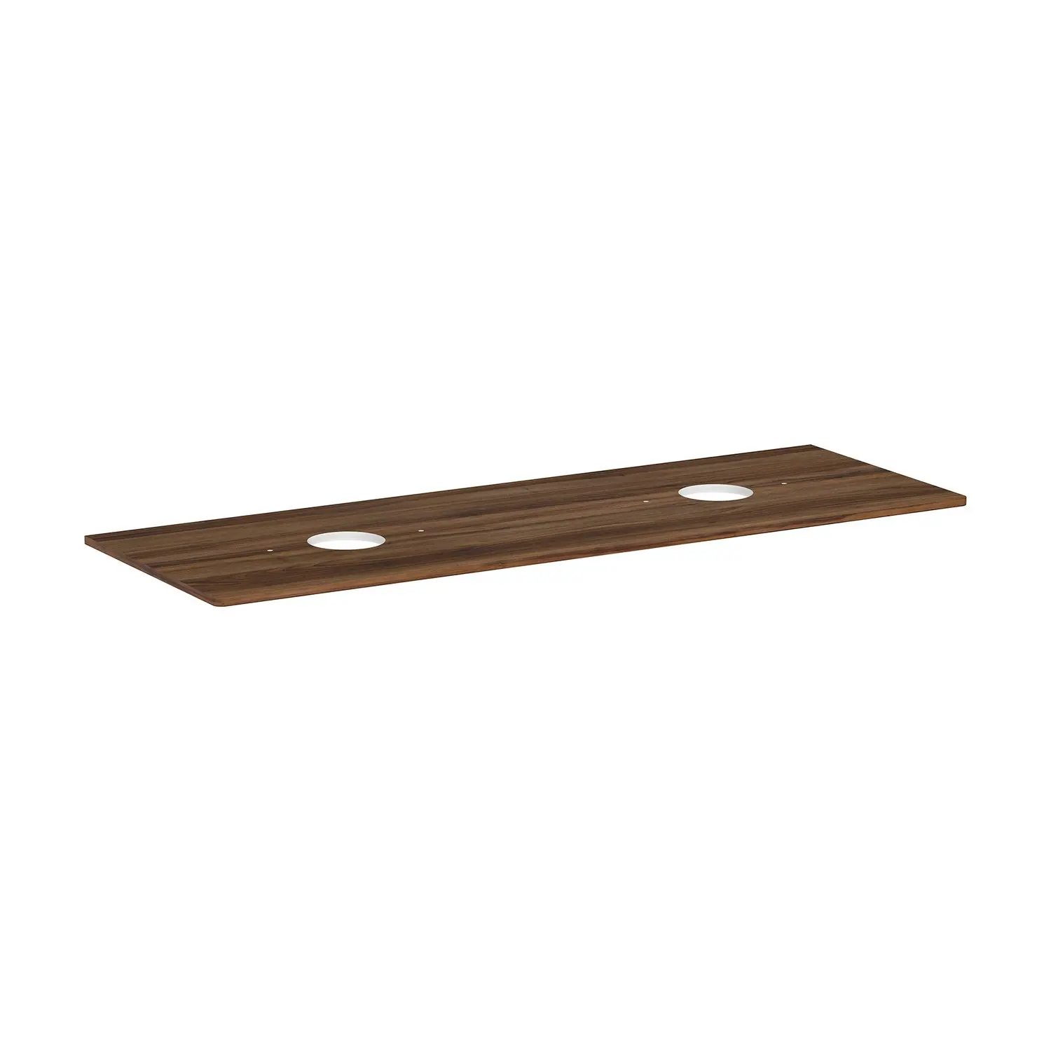 Hansgrohe Xelu Q - izlietnes virsma 156x55 cm, 2 izgriezumi, tumšs valrieksts 54119630