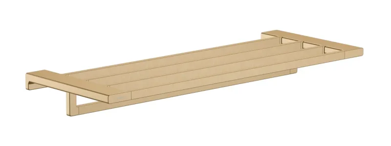 Hansgrohe AddStoris - plaukts ar dvieļu turētāju, garums 65 cm, birstēta bronza 41751140