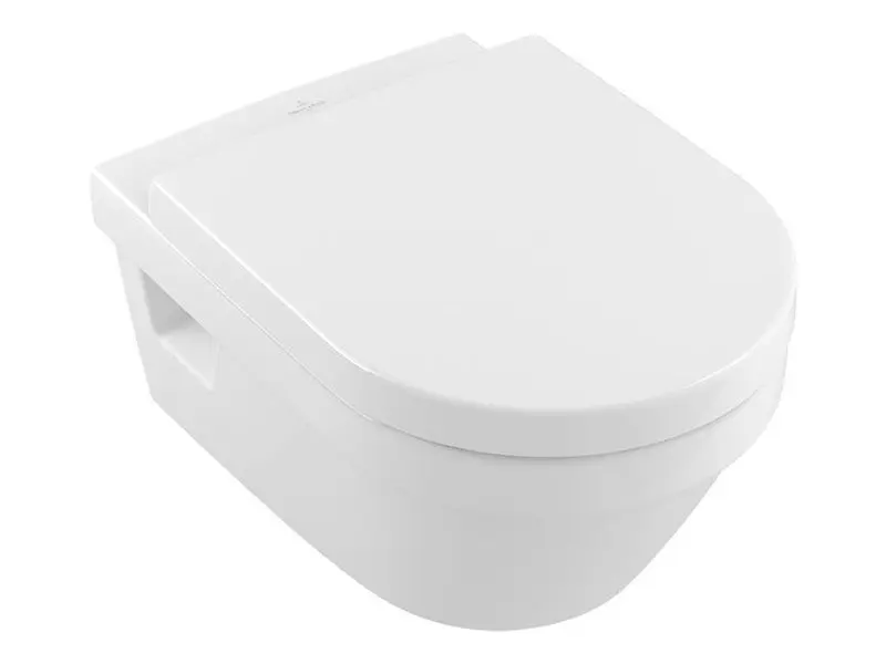 Villeroy & Boch Architectura - piekaramais WC ar SoftClosing sēdekli, DirectFlush, Alpu balts 5684HR01