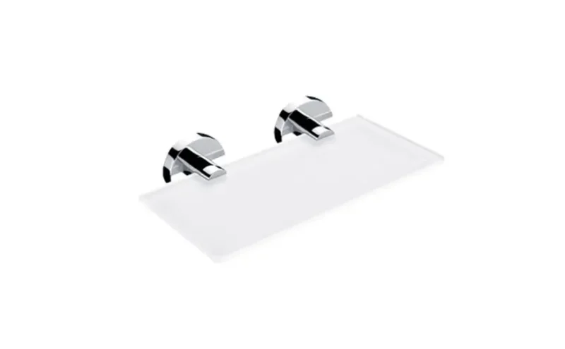 Nimco Unix - plaukts, garums 20 cm, matēts stikls/hroms UN 13091B-20-26