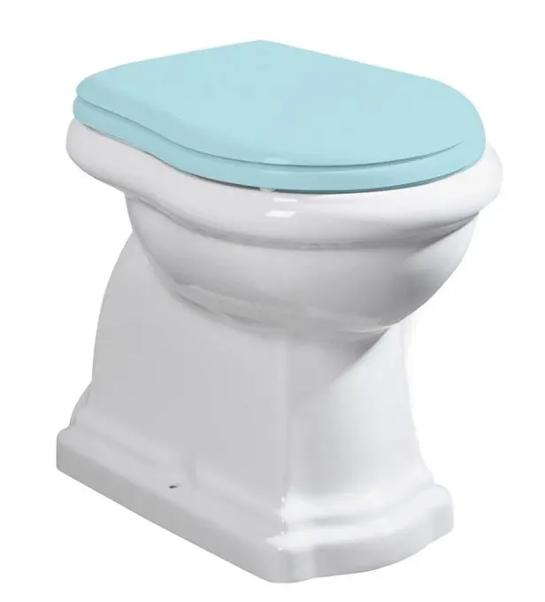 Sapho Kerasan Retro - stāvošs WC, apakšējais izvads, balts 101001