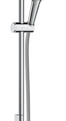 Hansgrohe Rainfinity - dušas komplekts: rokas duša, stienis un šļūtene, 3 strūklas veidi, hroms 28745000