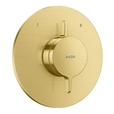 Axor One - zemapmetuma maisītājs, 2 patērētājiem, birstēts misiņš 48415950