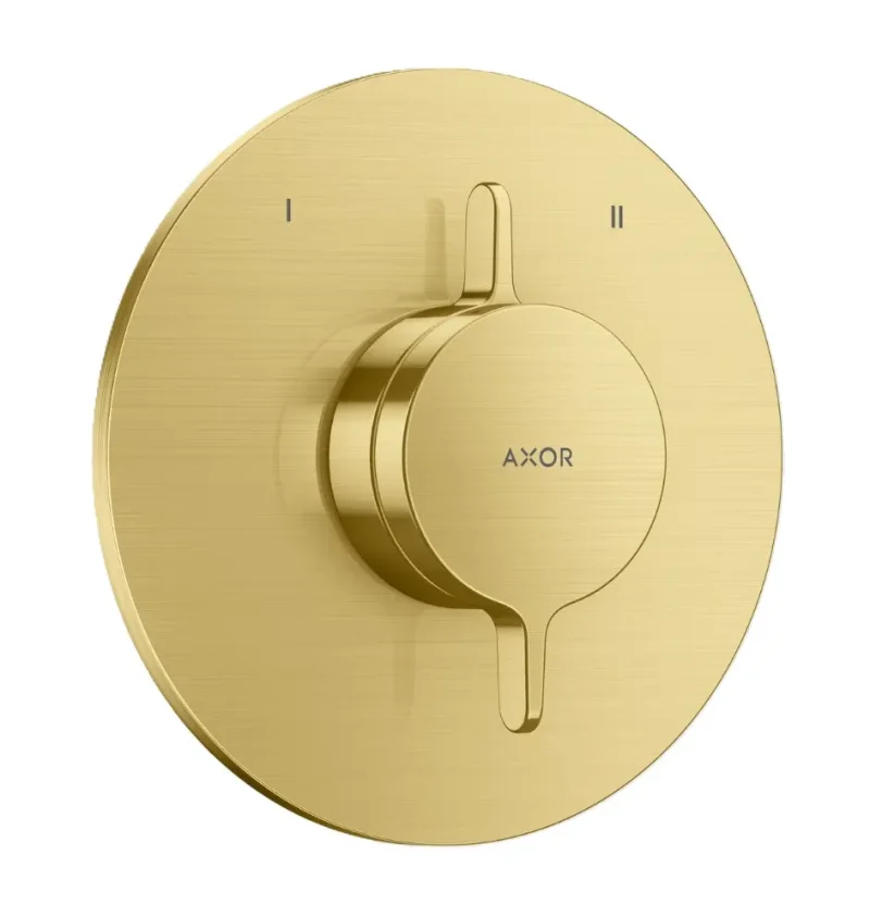 Axor One - zemapmetuma maisītājs, 2 patērētājiem, birstēts misiņš 48415950