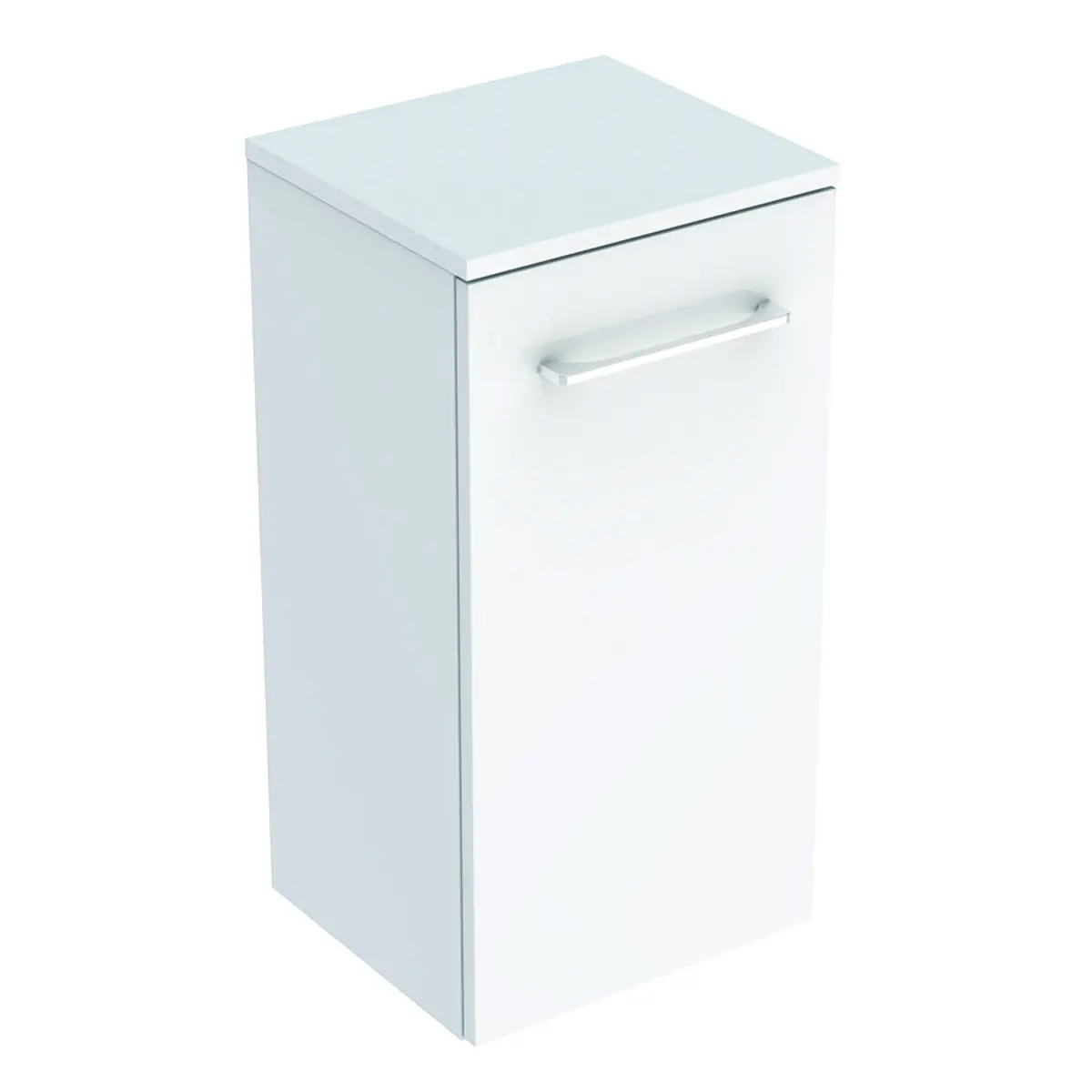 Geberit Selnova Square - Sānu augšējais skapis 65x33x30 cm, 1 durvis, spīdīgi balts 501.272.00.1