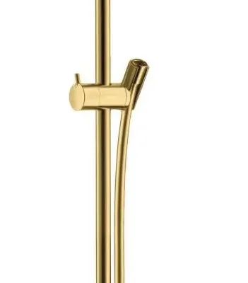 Hansgrohe Unica'S - dušas stienis 65 cm, ar dušas šļūteni, pulēts zelts 28632990