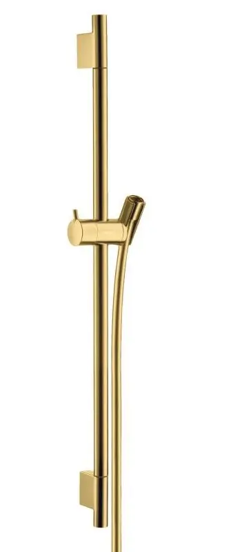 Hansgrohe Unica'S - dušas stienis 65 cm, ar dušas šļūteni, pulēts zelts 28632990