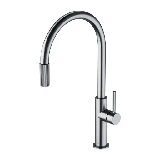 OMNIRES Switch - virtuves izlietnes maisītājs ar filtru sistēmu, matēts niķelis SW9057-FD1NI