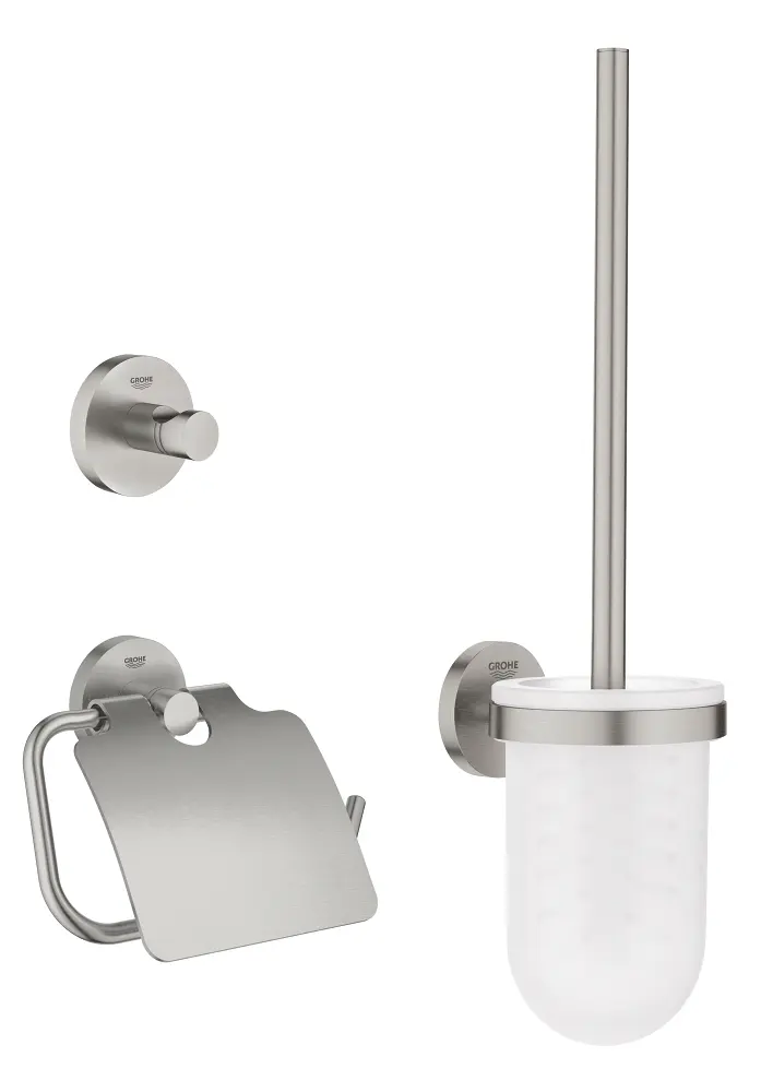 Grohe QuickFix Start - WC komplekts 3 in 1, Supersteel 41204DC0