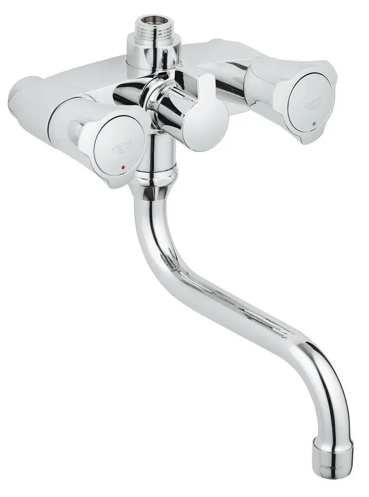 Grohe Costa L - daudzfunkcionāls vannas maisītājs, attālums 120 mm, hroms 26781001