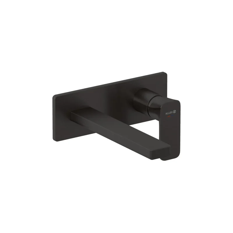 Kludi Renon - izlietnes maisītājs zemapmetuma montāžai, 2 caurumu montāža, matēts gunmetal 42244N275