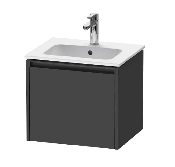 Duravit Ketho.2 - izlietnes skapītis, 44x51x42 cm, 1 atvilktne, grafīta matēts K25061049490000