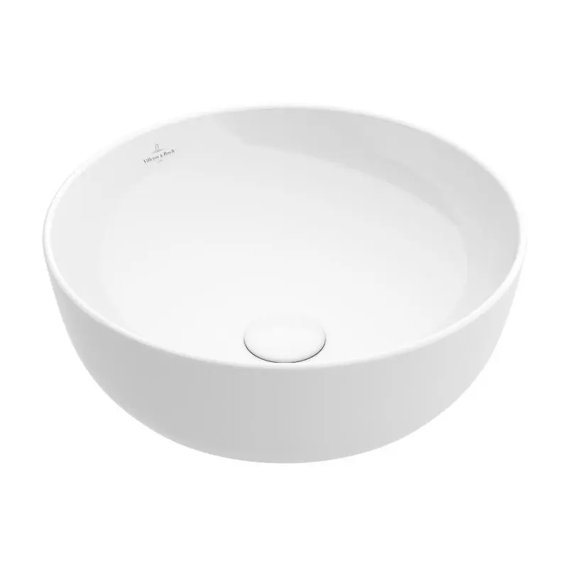 Villeroy & Boch Artis - uzliekamā izlietne, diametrs 43 cm, CeramicPlus, Alpu balts 417943R1