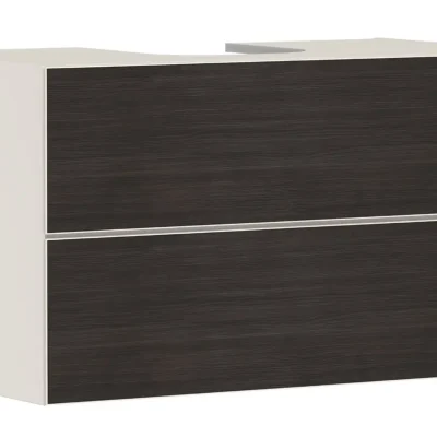 Hansgrohe Xevolos E - izlietnes apakšskapītis 98x56x55 cm, 2 atvilktnes, matēti bēšs/tumšs ozols 54191730