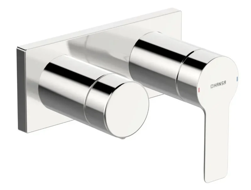 Hansa Ligna - zemapmetuma vannas maisītājs, ar pārslēgu 2 izvadiem, hroms 44559583