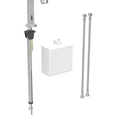 Geberit Piave - elektroniska izlietnes maisītājs, ģeneratora darbība, easy to clean, Bluetooth, birstēts nerūsējošais tērauds 116.166.SN.1
