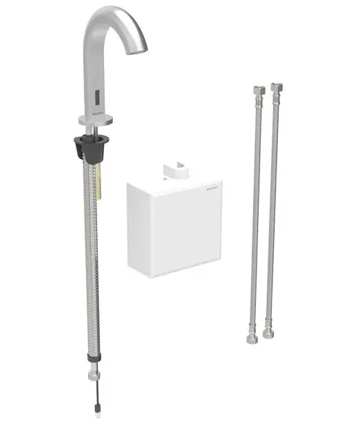 Geberit Piave - elektroniska izlietnes maisītājs, ģeneratora darbība, easy to clean, Bluetooth, birstēts nerūsējošais tērauds 116.166.SN.1