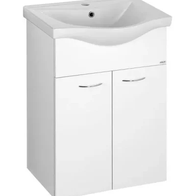 Aqualine Keramia Fresh - izlietnes skapītis 51x74x34 cm, balts 50057