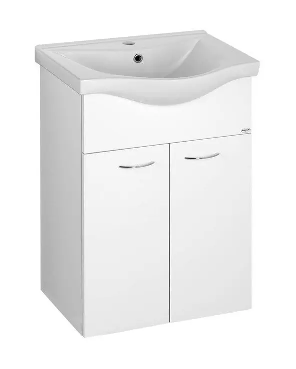 Aqualine Keramia Fresh - izlietnes skapītis 51x74x34 cm, balts 50057