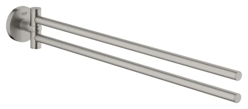 Grohe Essentials - dvieļu turētājs, SuperSteel 40371DC1