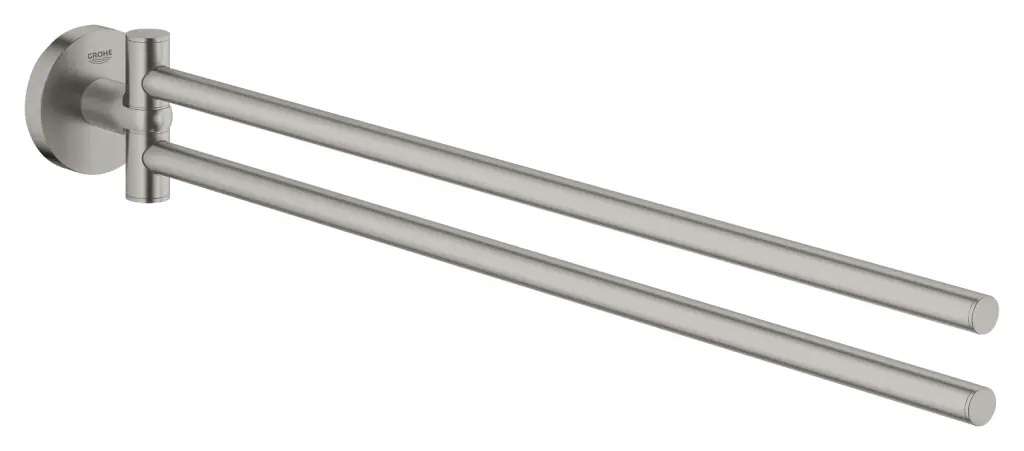Grohe Essentials - dvieļu turētājs, SuperSteel 40371DC1