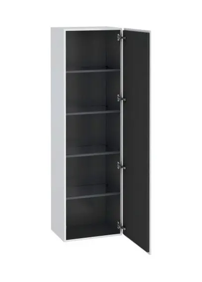 Duravit L-Cube - augstais skapis 176x50x36 cm, eņģes labajā pusē, balts matēts LC1181R1818