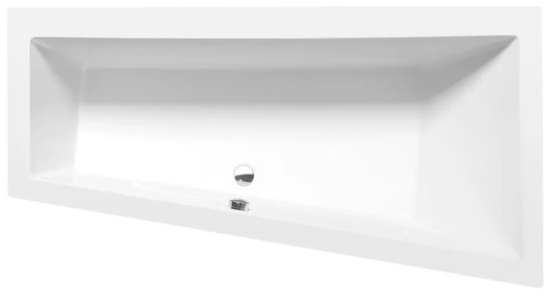 Polysan Andra - Asimetriska vanna Andra R, 170x90x45 cm, balta 81511