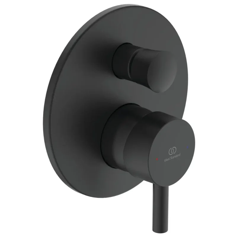 Ideal Standard CeraLine - vannas maisītājs, zemapmetuma, ar korpusu, melns A6939XG
