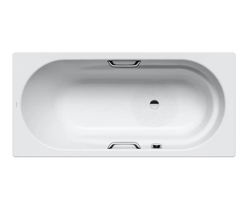 Kaldewei Ambiente - vanna Vaio Star 961, 170x80 cm, neslīdoša, rokturu atveres, balta 234130000001