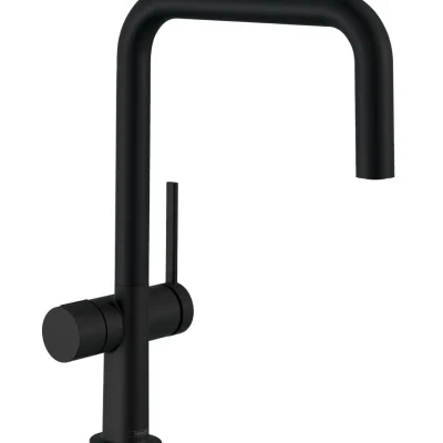 Hansgrohe M54 - virtuves izlietnes maisītājs Talis U 220, ar ierīces noslēgvārstu, matēti melns 72807670
