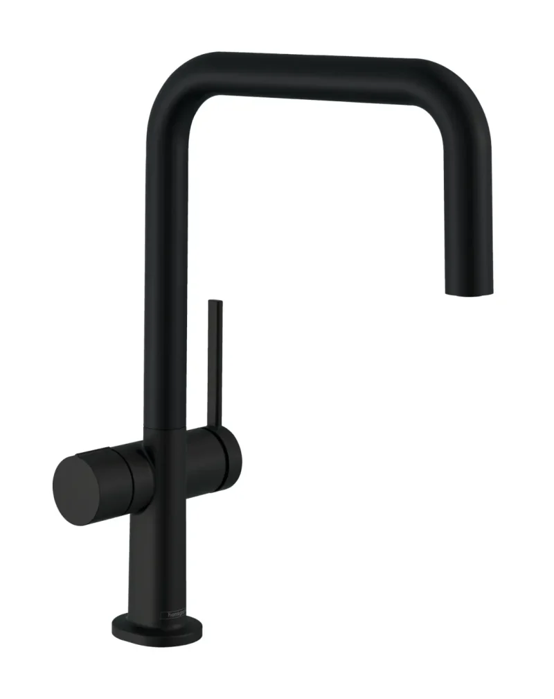 Hansgrohe M54 - virtuves izlietnes maisītājs Talis U 220, ar ierīces noslēgvārstu, matēti melns 72807670