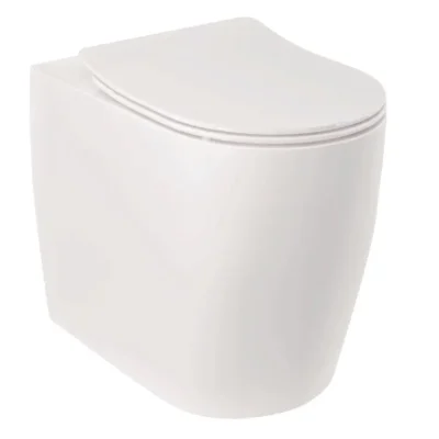 Kludi Resa R - grīdas WC, Vario izvads, Rimless, balts spīdīgs 23WCB0443