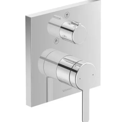 Duravit C.1 - zemapmetuma dušas maisītājs, 2 patērētājiem, hromēts C14210011010