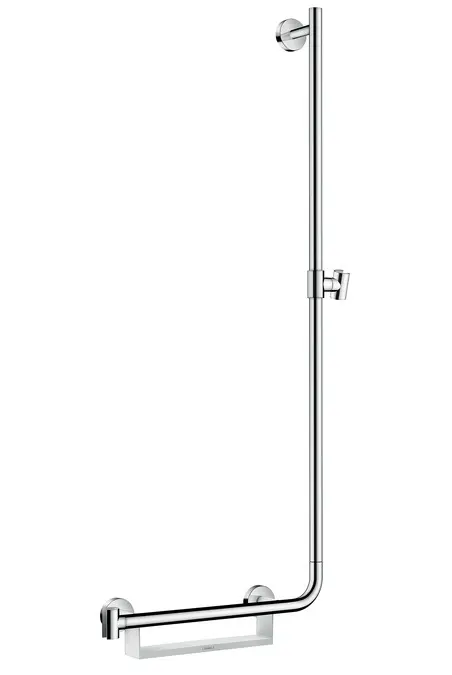 Hansgrohe Unica - dušas stienis 110 cm, labajā pusē, balts/hroms 26404400