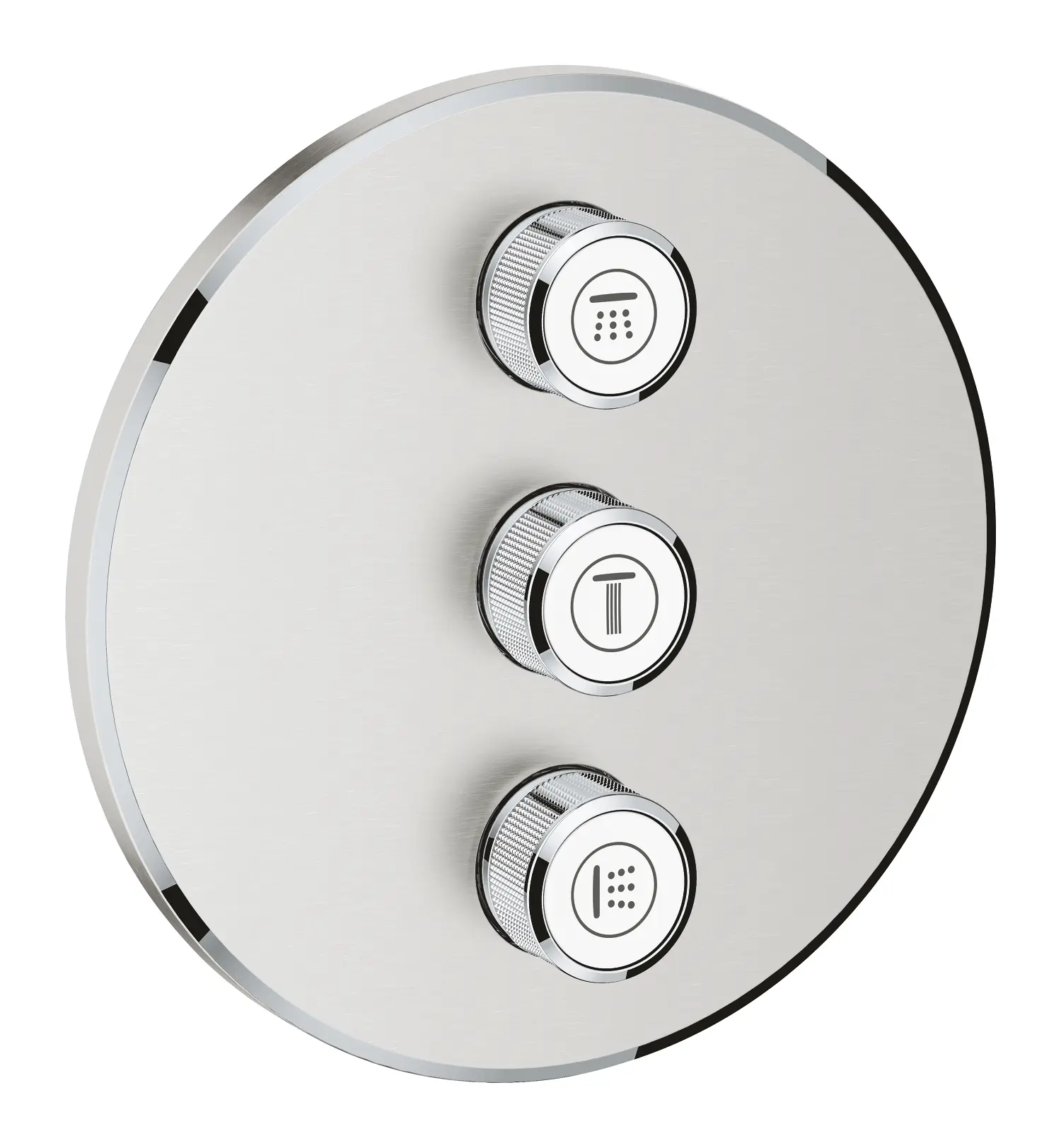 Grohe Grohtherm SmartControl - zemapmetuma vārsts 3 patērētājiem, SuperSteel 29122DC0