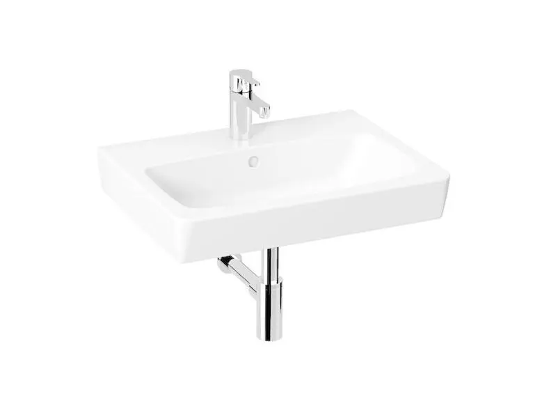 Jika Lyra plus - izlietne 60x45 cm, ar pārplūdi, ar jaucējkrāna caurumu, balta H8103820001041