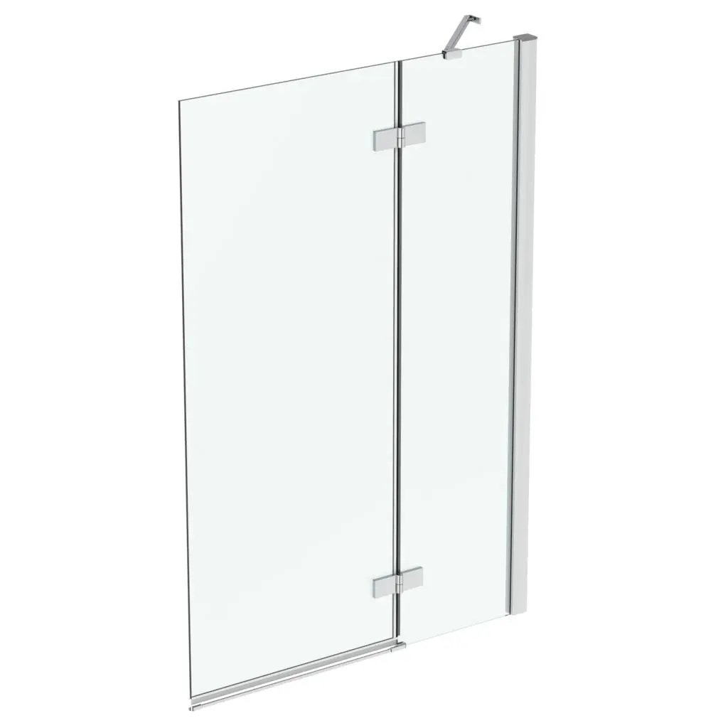 Ideal Standard i.Life - divdaļīga vannas starpsiena 100 cm, labā, silver bright/tīrs stikls T4886EO