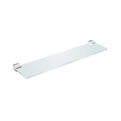 Jika Pure - stikla plaukts 40 cm, hroms H3853B10040001