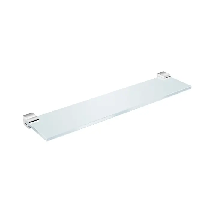 Jika Pure - stikla plaukts 40 cm, hroms H3853B10040001