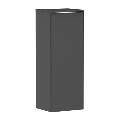 Hansgrohe Xelu Q - sānu skapis 40x107x35 cm, 1 durvis, eņģes kreisajā pusē, matēti pelēks/hroms 54128000