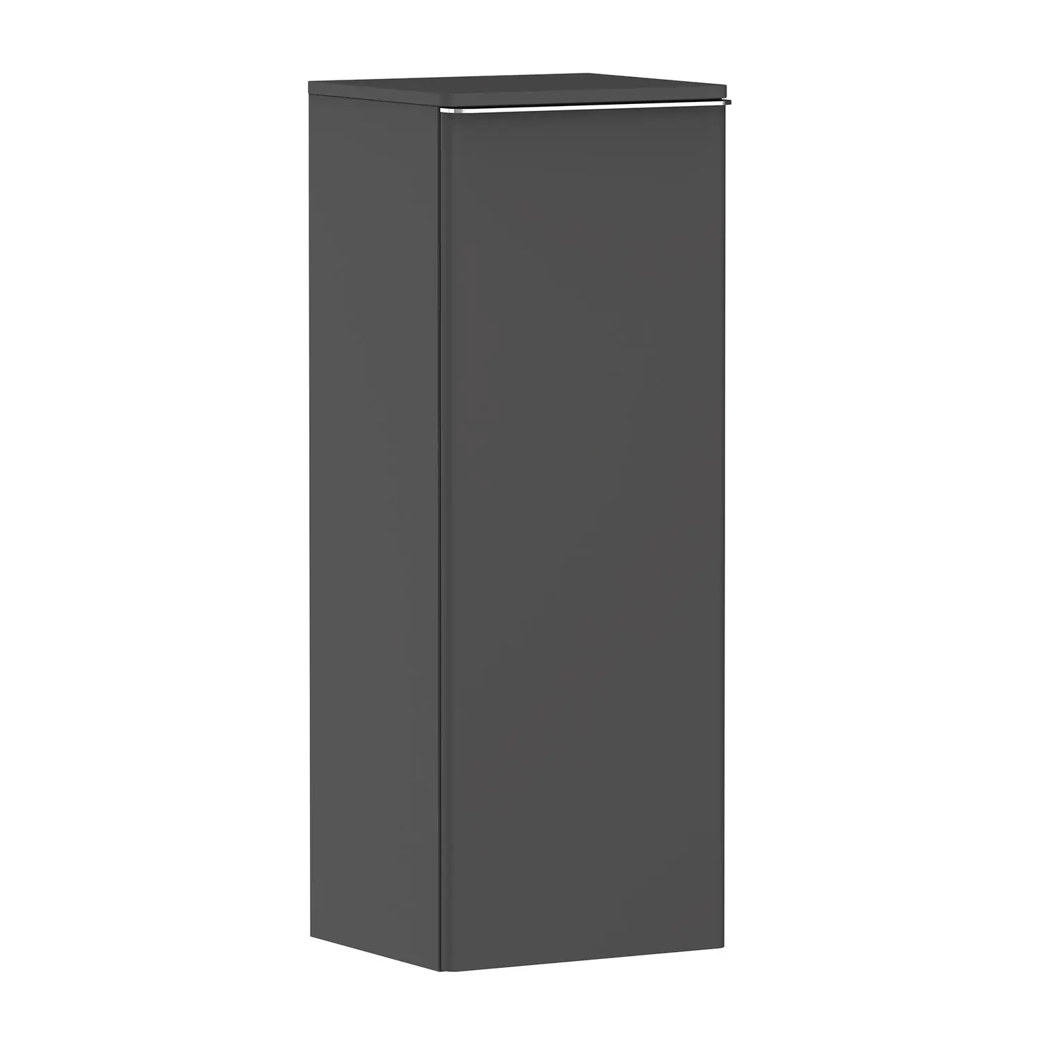 Hansgrohe Xelu Q - sānu skapis 40x107x35 cm, 1 durvis, eņģes kreisajā pusē, matēti pelēks/hroms 54128000