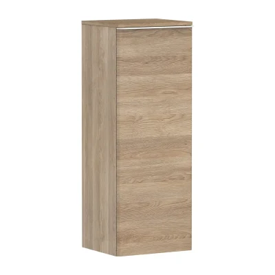 Hansgrohe Xelu Q - sānu skapis 40x107x35 cm, 1 durvis, eņģes kreisajā pusē, dabīgs ozols/matēti balts 54129700