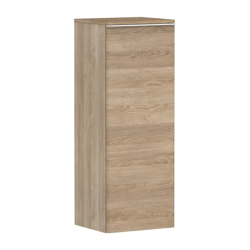 Hansgrohe Xelu Q - sānu skapis 40x107x35 cm, 1 durvis, eņģes kreisajā pusē, dabīgs ozols/matēti balts 54129700
