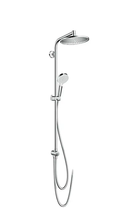 Hansgrohe Crometta - dušas komplekts S 240 Showerpipe renovācijai, EcoSmart 9 l/min, hromēts 27270000