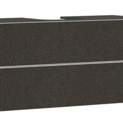 Hansgrohe Xevolos E - izlietnes skapītis, 118x56x55 cm, 2 atvilktnes, matēti bēšs/tekstils tumši pelēks 54194660