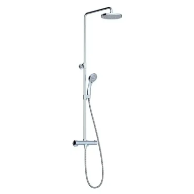 Ravak Termo - dušas komplekts ar termostatu, 20 cm, 5 strūklas režīmi, hroms X070058