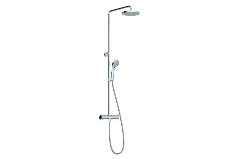 Ravak Termo - dušas komplekts ar termostatu, 20 cm, 5 strūklas režīmi, hroms X070058